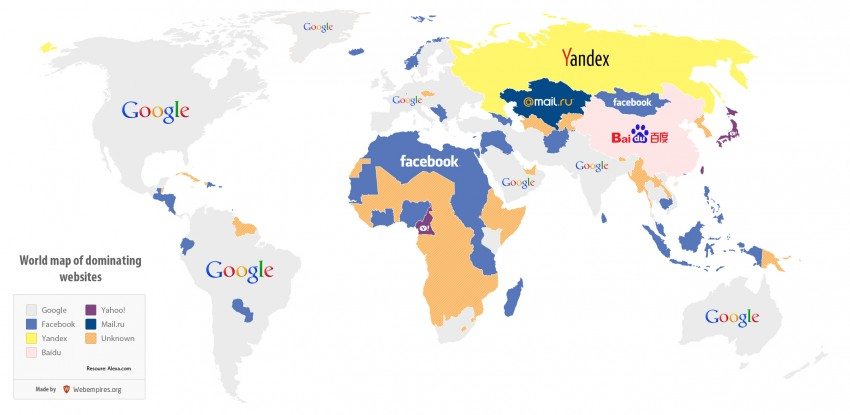 Redvine infographic on search reach