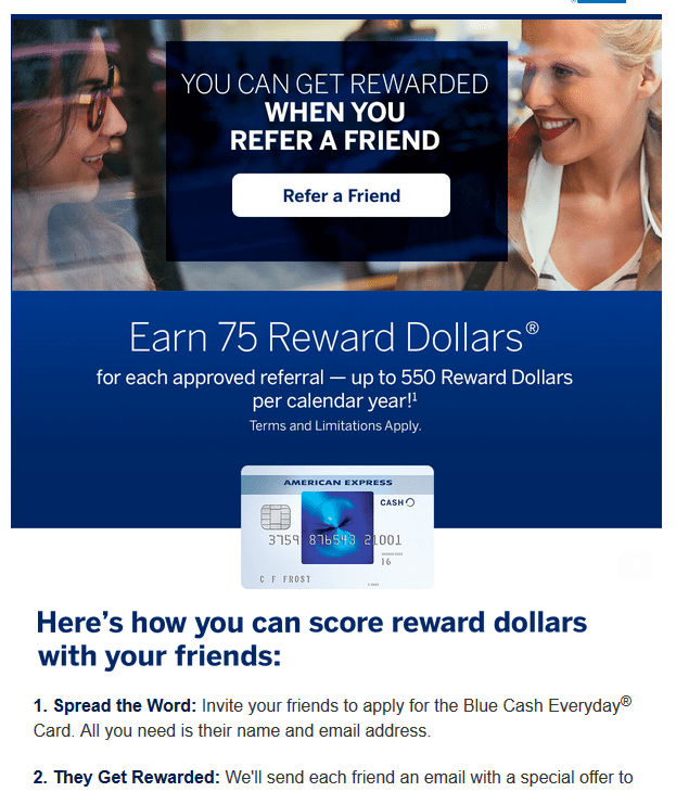 Amex referral