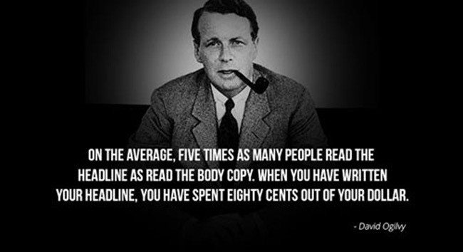 David Ogilvy quote