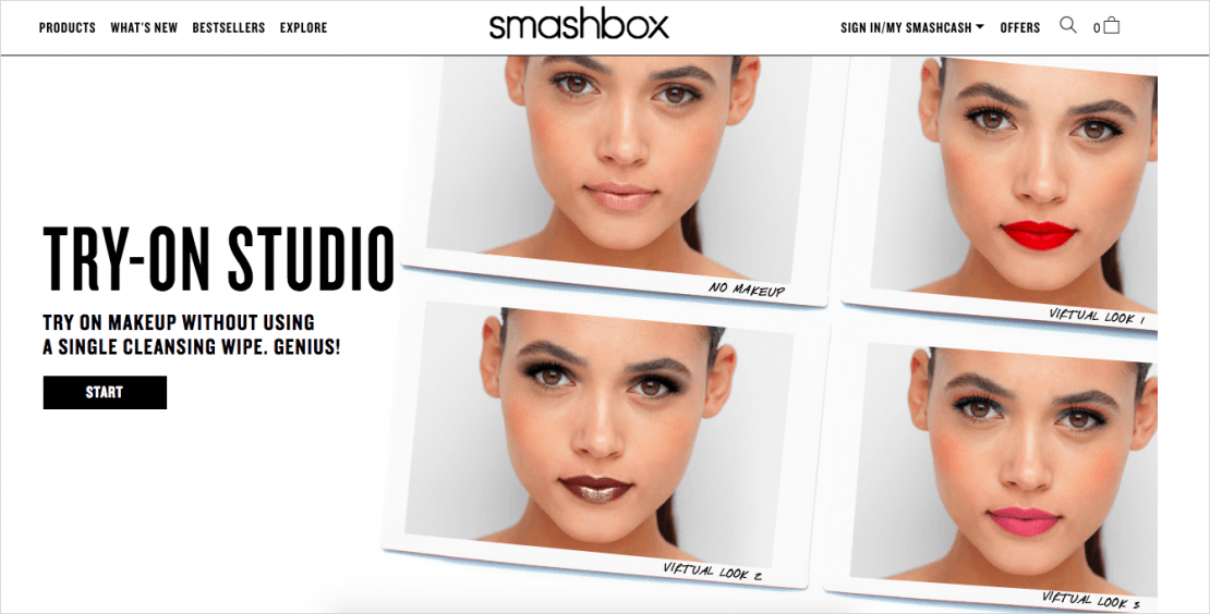 Smashbox try-on studio