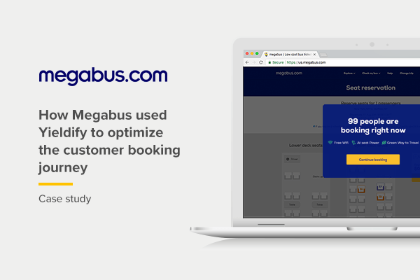 Megabus A/B testing case study | Yieldify clients