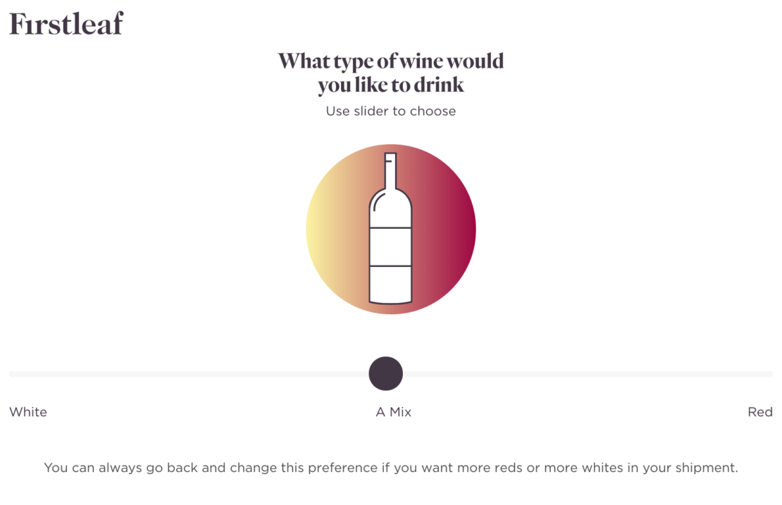 Firstleaf Wine smart email capture strategy