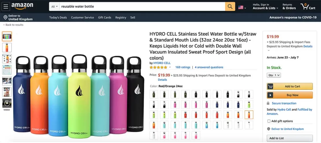 Product Detail Page