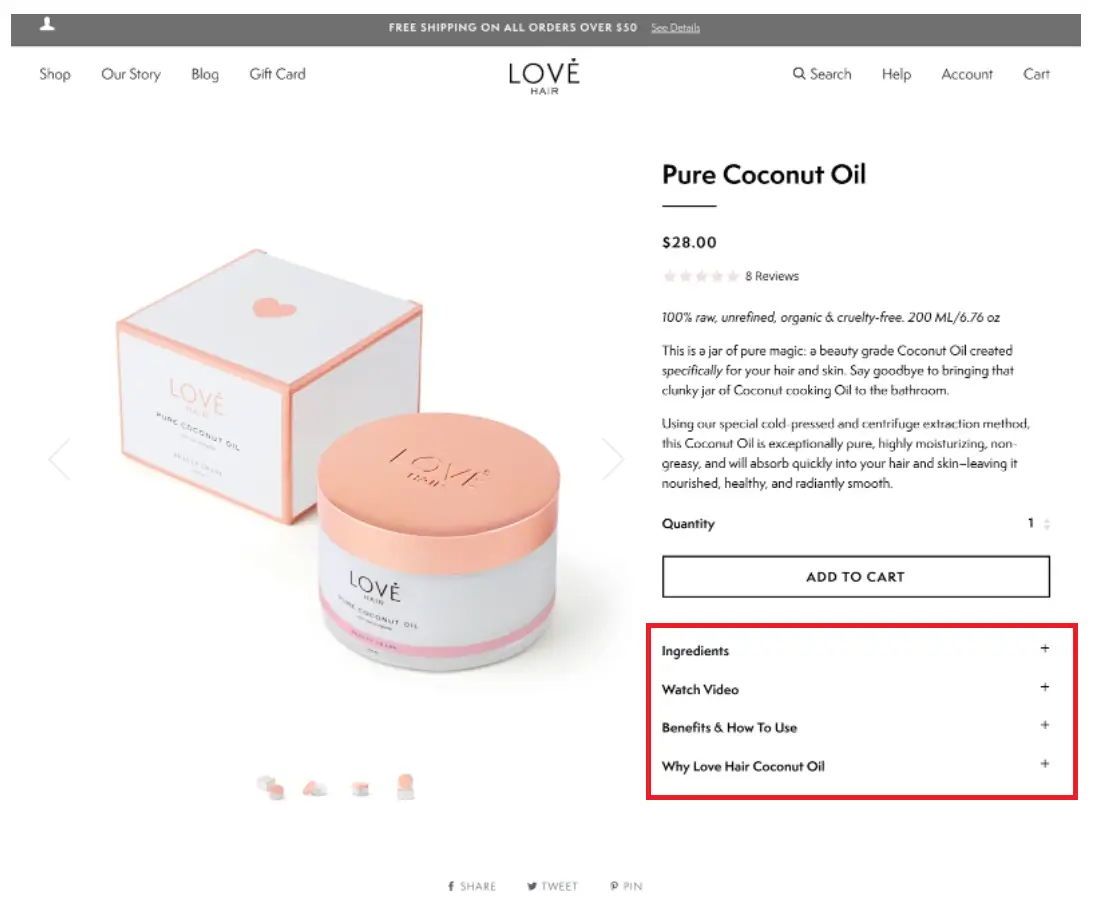 Product Detail Page