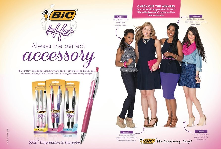 BIC for Her campaign