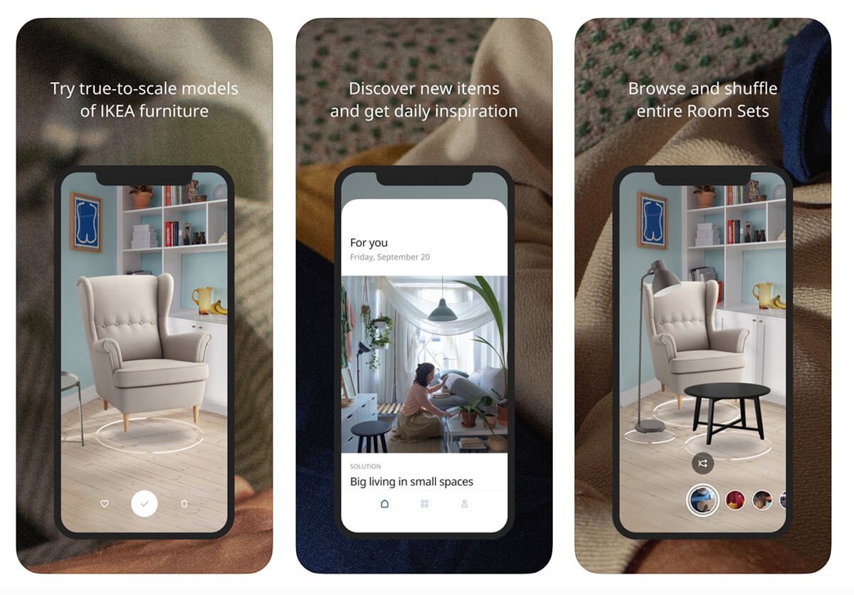 IKEA Place augmented reality shopping app