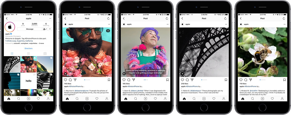 User generated content UGC example